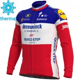 Maillot Cyclisme 2021 Deceuninck-Quick-Step Hiver Thermal Fleece N001